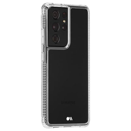 Case-Mate - Tough Plus - Case for Samsung Galaxy S21 Ultra 5G - 15 ft Drop Protection - 6.8 inch - Clear - color: Clear Plus