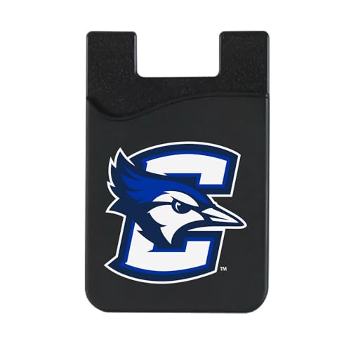 OTM Essentials Creighton University Leather Phone Wallet Sleeves, Sleek Magnetic Phone Wallet Case, Lightweight Accessories for Phones, Classic - color: Creighton University, style: Leather