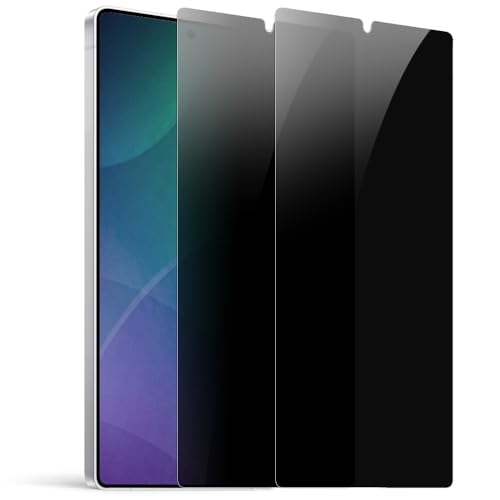 2 Pack Privacy Screen Protector for Samsung Galaxy S26 Ultra [27° Anti-Spy] Ultra Thin 9H Dual-Glass Coated PET Film [Fast Fingerprint Unlock] [Unbreakable] Scratch Resistant, Easy Install with Alignment Jig - size: Galaxy S26 Ultra
