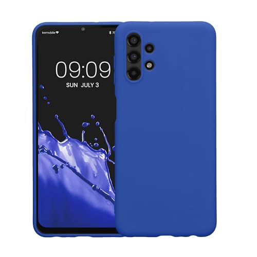 kwmobile Case Compatible with Samsung Galaxy A13 4G Case - Soft Slim Protective TPU Silicone Cover - Baltic Blue - color: Baltic Blue, size: Galaxy A13 4G