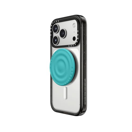 CASETiFY Snappy Ripple Grip Stand Compatible with Magsafe - Mint Blue