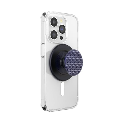PopSockets Phone Grip for MagSafe, Magnetic Holder- Knurled Navy - color: French Navy Knurl, style: MagSafe