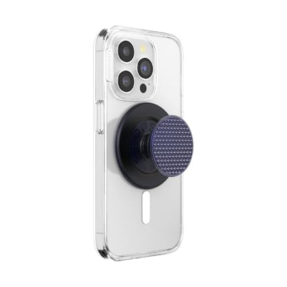 PopSockets Phone Grip for MagSafe, Magnetic Holder- Knurled Navy - color: French Navy Knurl, style: MagSafe