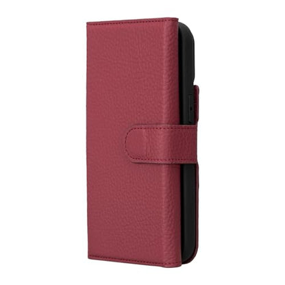 Bayelon Wallet Case for iPhone 15 Pro Max, Trifold Leather Wallet, Detachable Magnetic Flip Folio Cover, Card Holder, iPhone 15 Pro Max Wallet Case, MagSafe Compatible, RFID Blocking (Burgundy) - color: Burgundy, size: iPhone 15 Pro Max