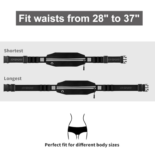 RJ-Sport Race Number Belt Bib Holder with Runner Pouch (Leopard) - color: 09 Leopard