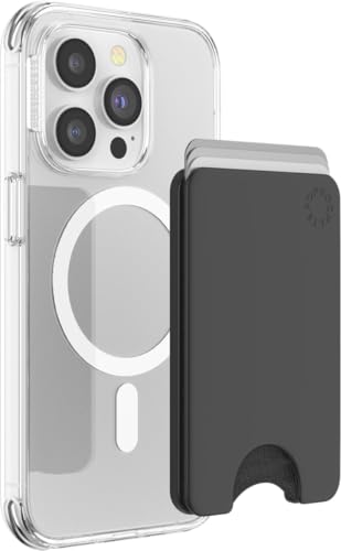 PopSockets Phone Wallet for MagSafe w/o Grip- Black - color: Black No Grip, style: Magsafe No Grip