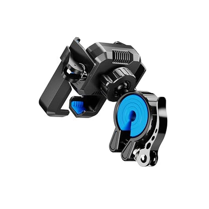 RESPECTED BRO Motorcycle-Phone-Mount & Bike Phone Holder - Durable Phone Holder for Bike and Motorcycle, Bicycle Phone Mount, Fits All Smartphones (Blue) - color: Blue
