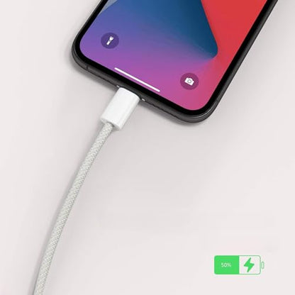 Smays Braided USB C to USB C Cable 6 Inch Short, 60W PD Fast Charger Charging Cord (Pack of 2) - size: 6 inches (Pack of 2)