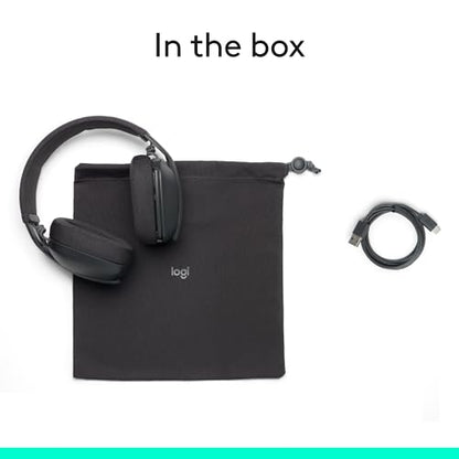 Logitech Zone Vibe 100 Lightweight Wireless Over Ear Headphones - Graphite - color: Graphite