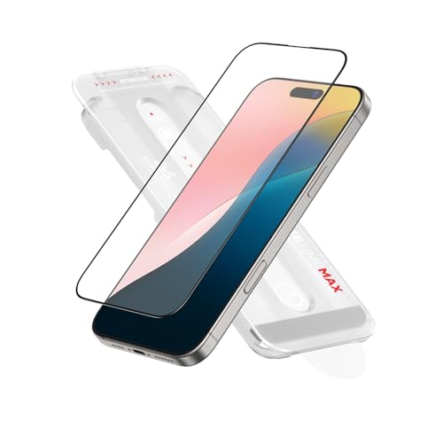 FLOLAB NanoArmour ONETIME MAX for iPhone 16 Pro Matte Screen Protector, Anti Glare, Anti-Rainbow, Tempered Glass,Infinity Edge, Edge Reinforced, Easy Install, Dust-Free, Smooth as Butter - size: iPhone 16 Pro
