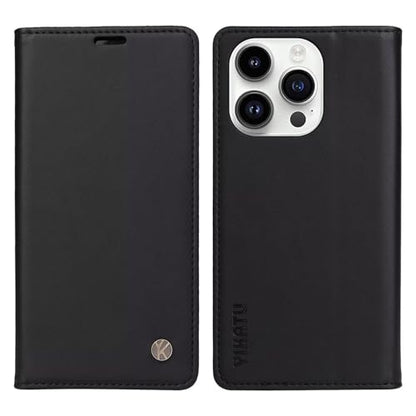 Caseurban Compatible with iPhone 14 Pro Wallet Case PU Leather Flip Folio Case with Card Holder Magnetic Closure Shockproof Protective Phone Cover Black - color: Black, size: iPhone 14 Pro