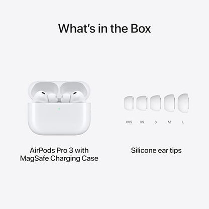 Apple AirPods Pro 3 Wireless Earbuds with Active Noise Cancellation