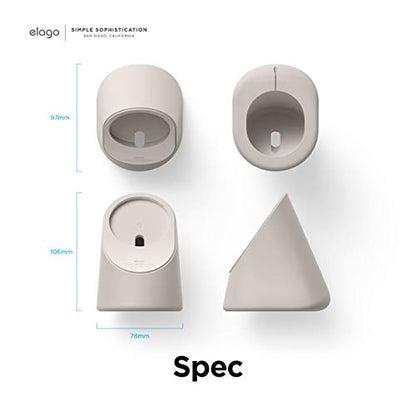 elago MS1 Charging Stand for MagSafe Charger - color: Stone