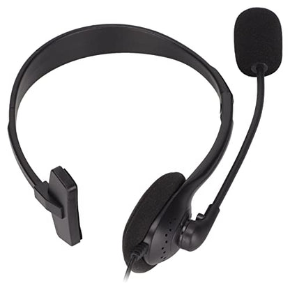 Telephone Headset,3.5mm Corded Mono Headset Headphone with Noise Canceling Mic,Support Volume Adjustment and Microphone Mute,for Call Center,Office,Telephone Counselling Services