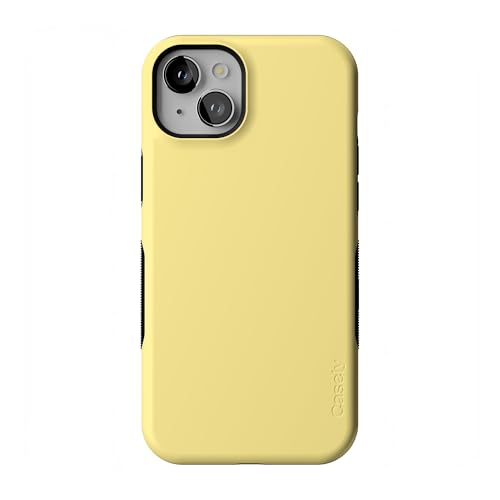 Casely iPhone 15 Plus Case | Butter Me Up | Butter Yellow | Bold Protective Design | Compatible with MagSafe - color: Butter Me Up | Butter Yellow