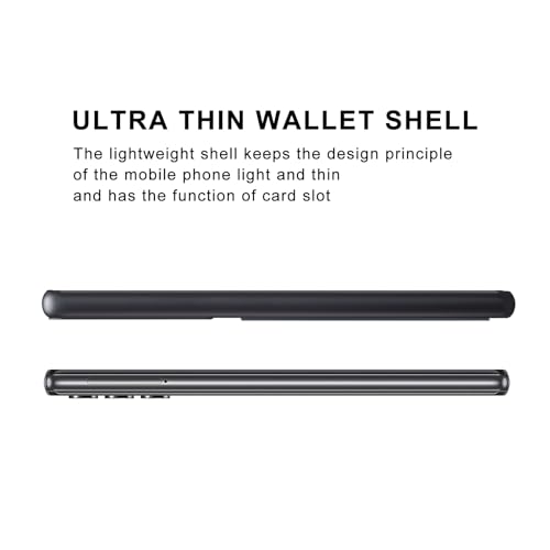 Kowauri Case for Google Pixel 9a, PU Leather Wallet Case with Credit Card Slot Holder Ultra Slim Protector Cover for Google Pixel 9a (Black) - color: Black