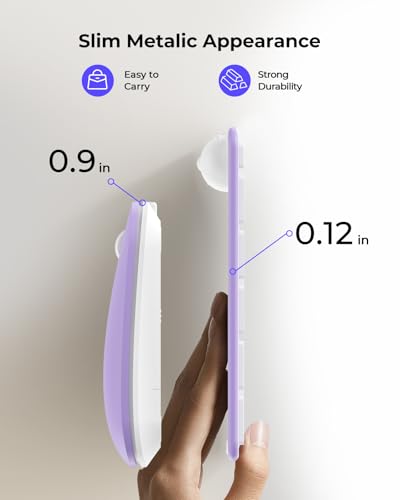 seenda SKM64-2 Bluetooth Keyboard and Mouse Combo for Mac, MacBook and iPad - color: White & Purple