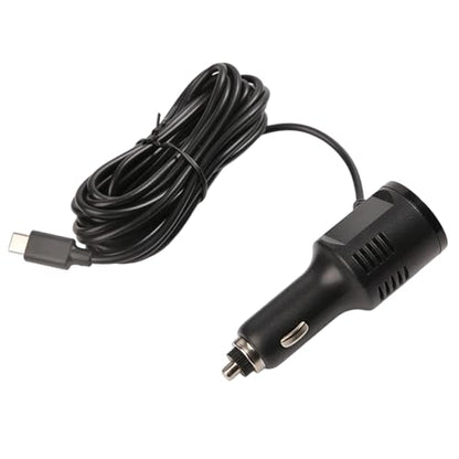 Double USB C Car Charging with Type C Cable for 12V 24V Vehicles Fast Charging Phones Tablets DashCamera