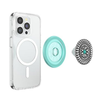 PopSockets Phone Grip for MagSafe, Magnetic Holder- Enamel Stamped - color: Enamel Stamped, style: MagSafe