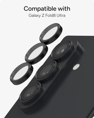 ZAGG Glass Elite Samsung Galaxy Z Fold8 Ultra Camera Lens Protector - color: Black, size: Samsung Galaxy Z Fold8 Ultra