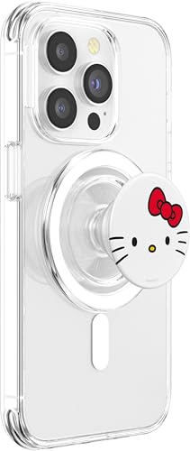 Hello Kitty Open Face PopSockets Stand for Smartphones and Tablets PopSockets PopGrip for MagSafe - style: Magnetic PopGrip