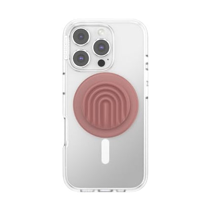 PopSockets Phone Grip for MagSafe, Magnetic Holder- Curves Clay - color: Clay Curves, style: MagSafe