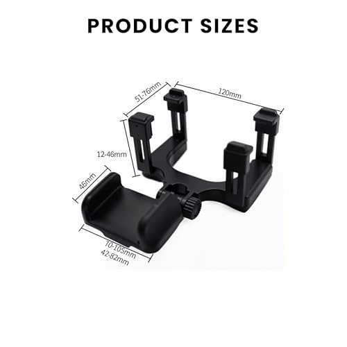 Rearview Mirror Phone Holder | 360 Rotatable Adjustable Phone Holders for Your Car | Cell Phone Car Mount Automobile Cradles for SUV, Truck, Car, Auto - style: B