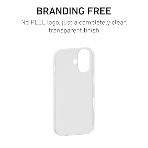PEEL Flex Case for iPhone 16 (Clear Soft) - color: Clear, size: Flex Grip