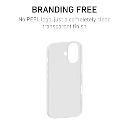 PEEL Flex Case for iPhone 16 (Clear Soft) - color: Clear, size: Flex Grip