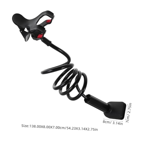 Overhead Bed Phone Stand 360° Adjustable Plastic Clip Mount