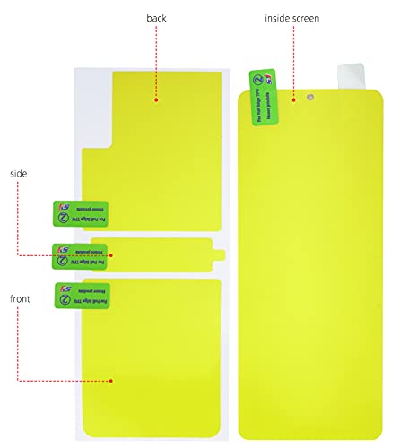 Screen Protector Wrap for Samsung Galaxy Z Flip 3 Phone - Clear