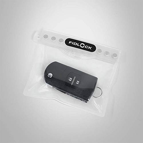 FIDLOCK Hermetic Dry Bag Flexible Magnetic Bag, Mini, Transparant | Mini Dry Bag, Magnetic Self-Sealing Closure, Water/Dust Protection, Lanyard Carry, Best For Keys/Cards/Cash - color: Transparent, size: Mini