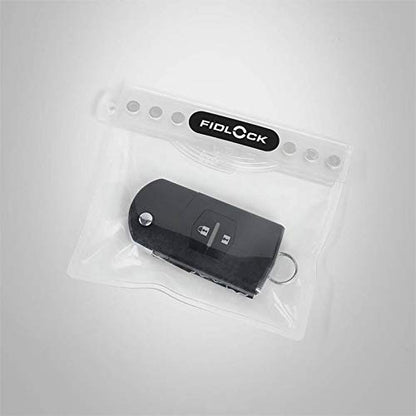FIDLOCK Hermetic Dry Bag Flexible Magnetic Bag, Mini, Transparant | Mini Dry Bag, Magnetic Self-Sealing Closure, Water/Dust Protection, Lanyard Carry, Best For Keys/Cards/Cash - color: Transparent, size: Mini