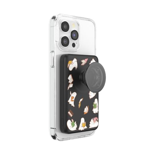 PopSockets PowerPack Phone Charger with MagSafe- Spooky Book Club - color: Spooky Book Club