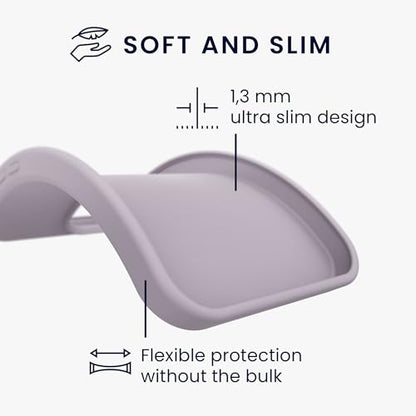 kwmobile Case Compatible with Samsung Galaxy S25 Edge Case - Soft Slim Protective TPU Silicone Cover - Lavender - color: lavender, size: Galaxy S25 Edge
