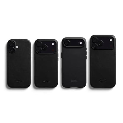 Bellroy Phone Case for iPhone 17 Pro Max (Leather Phone case) - Black - color: Black