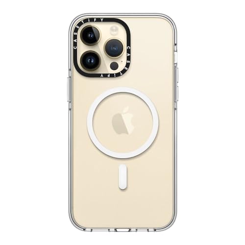 CASETiFY for iPhone 14 Pro Max Case - Impact Clear Compatible with MagSafe | Not Yellowing | 6.6 ft. 3X Military Grade Drop Protection | Clear - color: Clear, size: Iphone 14 Pro Max (6.7")