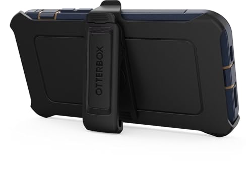 OtterBox iPhone 15 Plus and iPhone 14 Plus Defender Series Pro Case - Blue Suede Shoes (Blue), screenless, Rugged & Durable, with Port Protection, Includes Holster Clip Kickstand - color: Blue Suede Shoes (Blue)