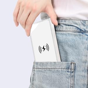 Wireless Portable Charger, Ultra Slim PD20W USB C Fast Charging 10000mAh Power Bank LED Display, External Battery Pack, Travel Essential Phone Powerbank for iPhone 17 16 Samsung S25 Google etc (white) - color: white