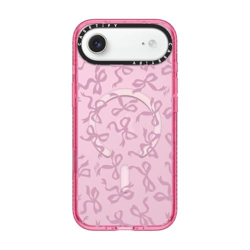 CASETiFY for iPhone Air Case - Impact Compatible with MagSafe | 8.2 ft. 4x Military Grade Drop Protection | BOWS | Pink - color: BOWS, size: Iphone Air (6.5")