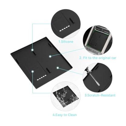 Wireless Charging Pad Accessories Non-Slip Pad Car Phone Charger Mat Protective Mat ﻿Compatible with BYD Yuan UP