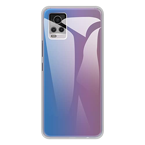 Protective Case for Vivo V20 V2025 - Clear | 6.44" Slim Shockproof Bumper Back Cover Anti-Scratch Flexible TPU Shell, Grip-Friendly - color: Transparent