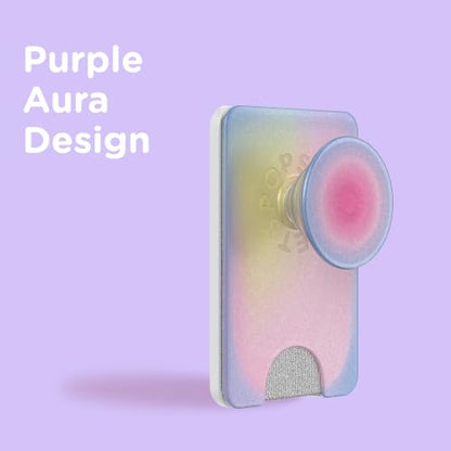 PopSockets Phone Wallet for MagSafe with Grip- Aura - color: Aura, style: MagSafe