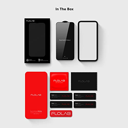 FLOLAB for iPhone 14/13 / 13 Pro Privacy Screen Protector is the Best Tempered Glass that Protects your Privacy - Durable, Smooth as Butter, and Easy to Install, Guaranteed. (Anti Dust)