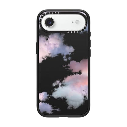 CASETiFY for iPhone Air Case - Impact Compatible with MagSafe | 8.2 ft. 4x Military Grade Drop Protection | Clouds | Matte Black - color: Clouds, size: iPhone Air (6.5")