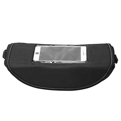 H RUO Waterproof Handlebar Storage Bag Motorcycle Bike Handle Bar Bag with Phone Pouch Compatible with bmw F750GS F850GS R1200GS Triumph Honda Yamaha Suzuki