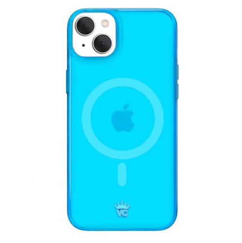 VELVET CAVIAR for iPhone 15 Case Neon Blue - Compatible with MagSafe [10ft Drop Tested] - color: Neon Blue, size: 15