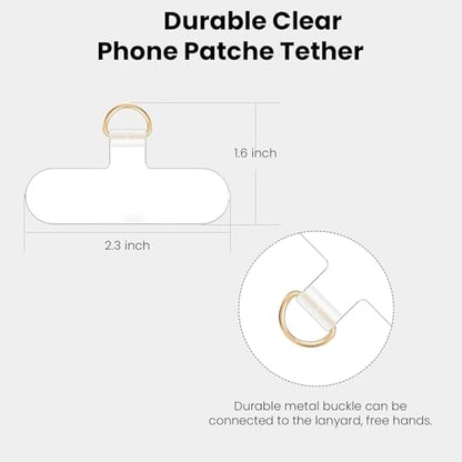 Phone Wrist Strap Metal Phone Chain Lanyard Hand Wristlet Detachable Phones Charm with 3 Tether Tabs with CellPhone Stand Holder Finger Grip Universal for Women Girls Traveling Party Walking Silver - color: T-Silver
