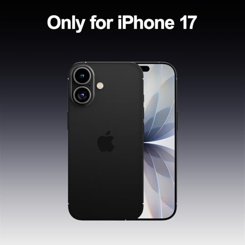 PAUL B for 2025 iPhone 17 Case (Compatible with MagSafe) Military Grade Drop Protection(Drop Tested up to 13FT) Anti Yellowing | Magnetic Rugged Shockproof Phone Cover (Clear Black, iPhone 17) - color: Clear Black, size: iPhone 17