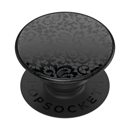 PopSockets Adhesive Phone Grip, Holder- Lace Noir - color: Lace Noir, style: Adhesive